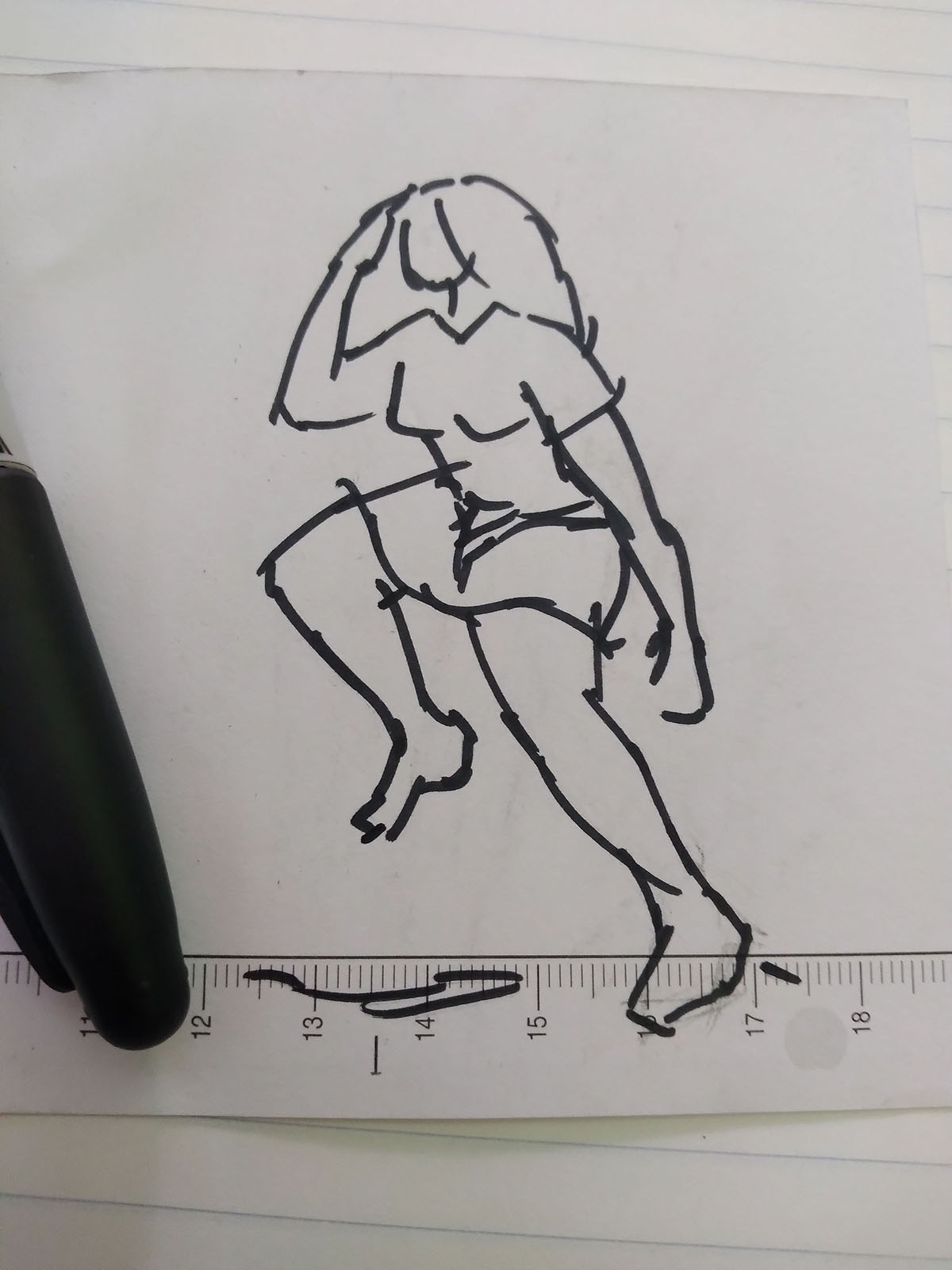 Autor: duduromeroa@. Gráfico a color. Persona sobre una cama durmiendo una siesta y escuchando música con audífonos.